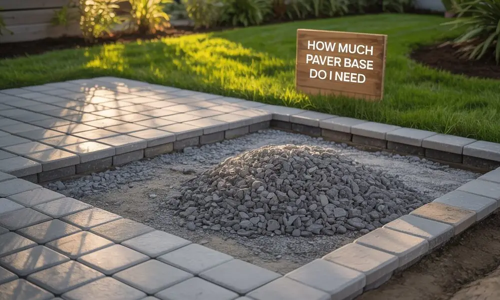 How Much Paver Base Do I Need | Easy Guide